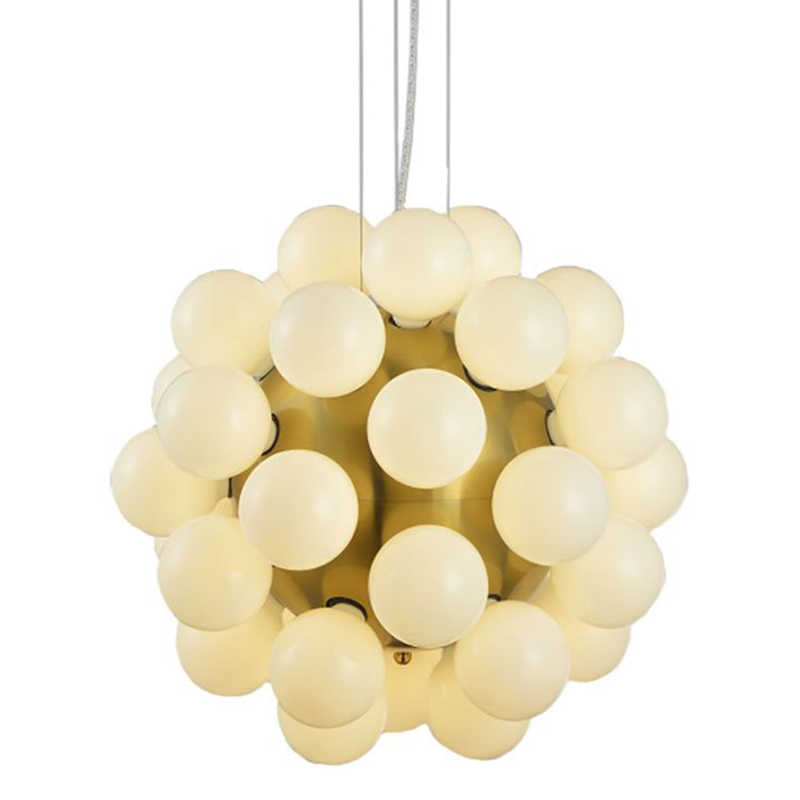 Люстра Korneli Chandelier white Золотой Белое матовое стекло Люстра Korneli Chandelier white Золотой Белое матовое стекло в Кирове | Loft Concept