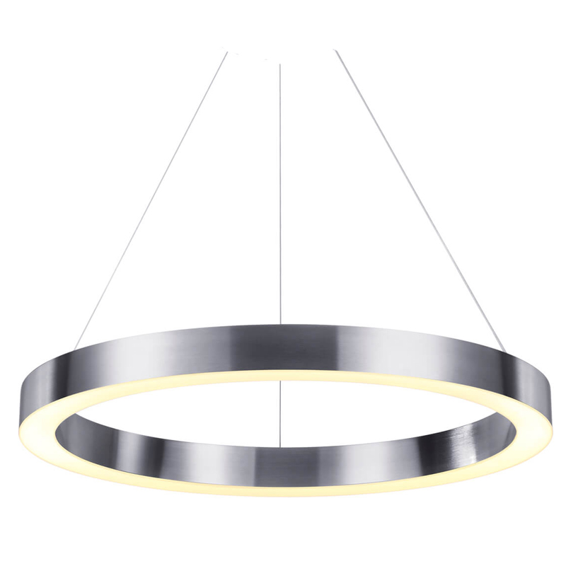 Подвесной светильник Nickel Ribbon Ring 60 Никель Подвесной светильник Nickel Ribbon Ring 60 Никель в Кирове | Loft Concept