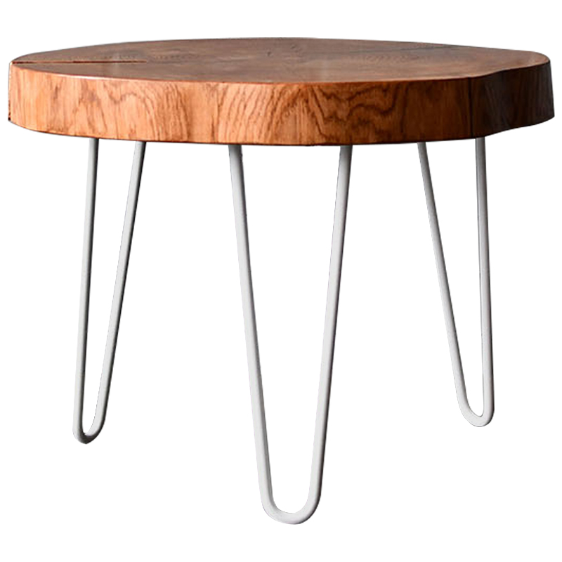 Кофейный стол Layan Industrial Metal Rust Coffee Table Белый Коричневый Кофейный стол Layan Industrial Metal Rust Coffee Table Белый Коричневый в Кирове | Loft Concept
