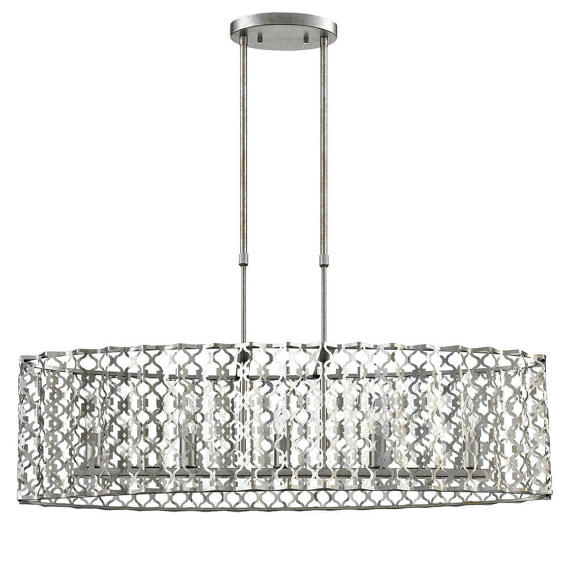 Люстра Arabesque Quatrefoil Drum Шампань Винтаж Люстра Arabesque Quatrefoil Drum Шампань Винтаж в Кирове | Loft Concept
