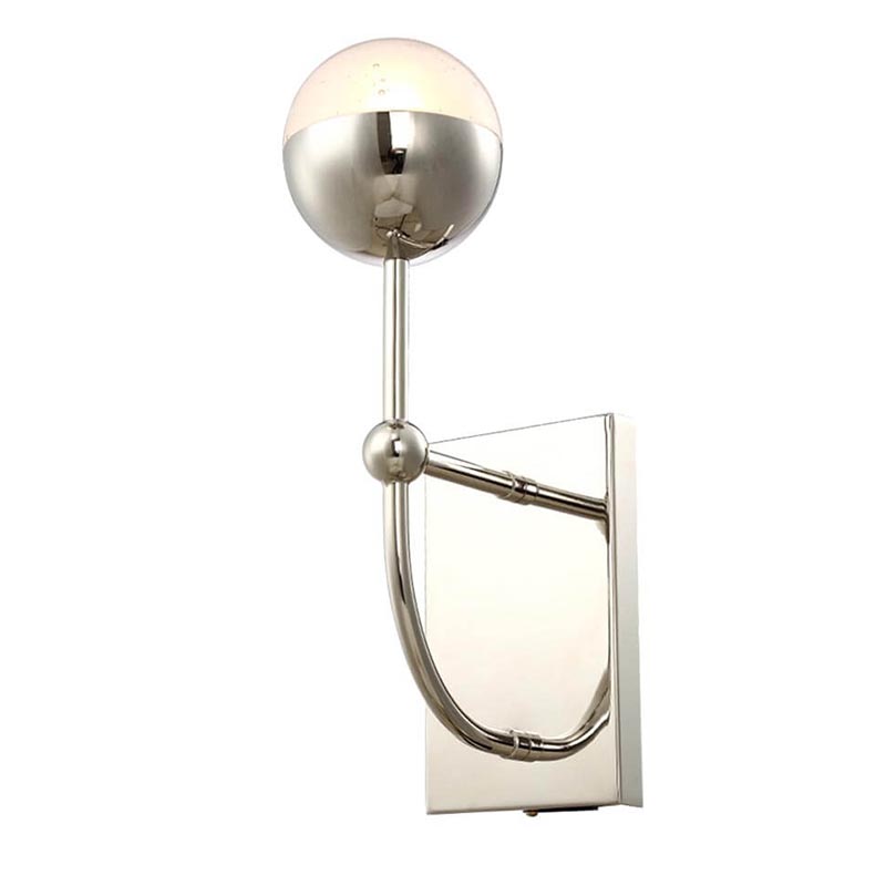 Бра Heidy Nickel Wall Lamp Никель Бра Heidy Nickel Wall Lamp Никель в Кирове | Loft Concept