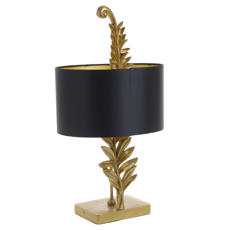 Настольная лампа Tropical Gold Leaf Черный Золотой Настольная лампа Tropical Gold Leaf Черный Золотой в Кирове | Loft Concept