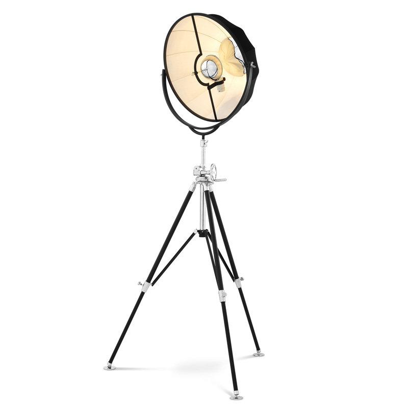 Торшер Eichholtz Floor Lamp Vertigo Черный Никель Торшер Eichholtz Floor Lamp Vertigo Черный Никель в Кирове | Loft Concept