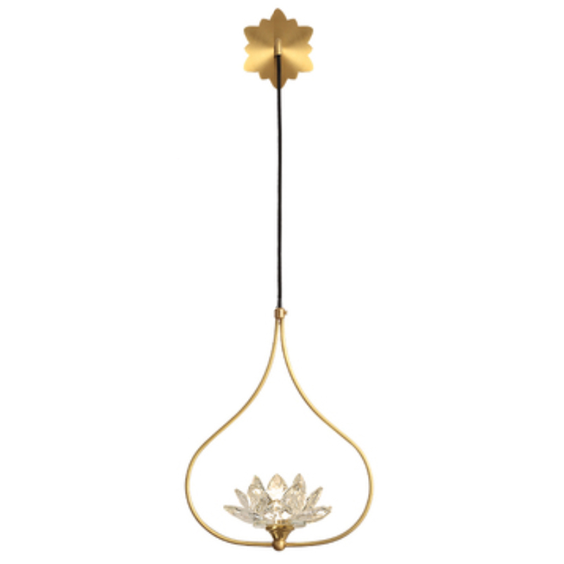 Бра Хрустальный Цветок Лотоса Lotus flower Wall Clear Glass B Латунь Прозрачное Стекло Бра Хрустальный Цветок Лотоса Lotus flower Wall Clear Glass B Латунь Прозрачное Стекло в Кирове | Loft Concept