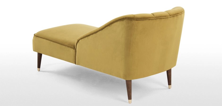 Кушетка Chaise Longue, Antique Gold Velvet Кушетка Chaise Longue, Antique Gold Velvet - Loft-Concept в Кирове
