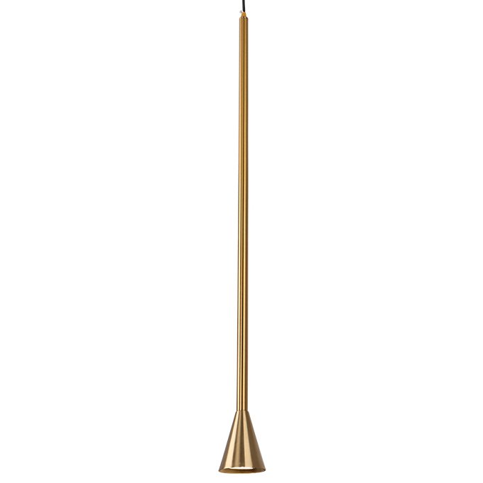Подвесной светильник Brass Pipe Латунь в Кирове | Loft Concept 