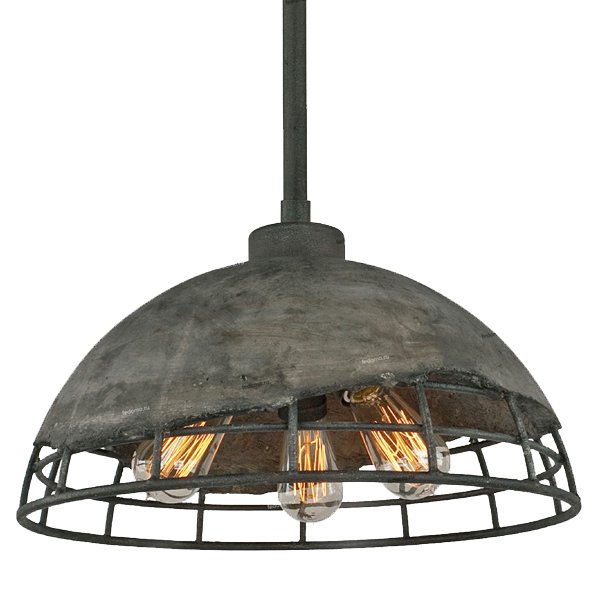Подвесной светильник Stone industrial lamp 3 Серый (Gray) Подвесной светильник Stone industrial lamp 3 Серый (Gray) в Кирове | Loft Concept