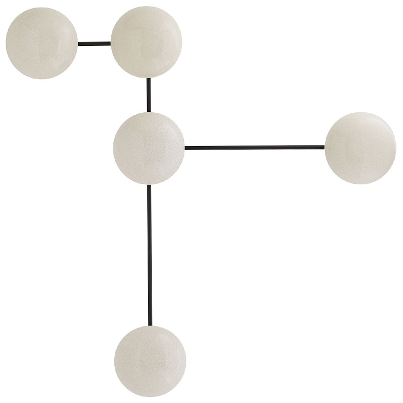 Бра GLAZE SCULPTURAL SCONCE Черный Белый Бра GLAZE SCULPTURAL SCONCE Черный Белый в Кирове | Loft Concept