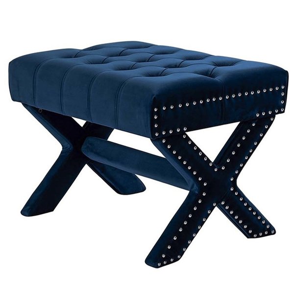 Оттоманка Fantastic X Bench Ottoman Темно-синий Оттоманка Fantastic X Bench Ottoman Темно-синий в Кирове | Loft Concept