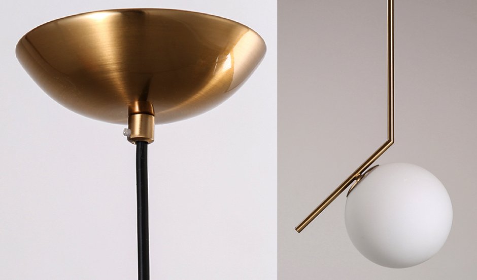 Светильник Flos IC Lighting Pendant brass Family Светильник Flos IC Lighting Pendant brass Family - Loft-Concept в Кирове
