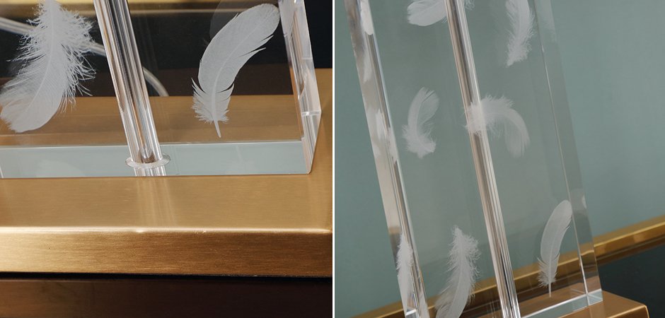 Настольная лампа Frozen Feathers Настольная лампа Frozen Feathers - Loft-Concept в Кирове