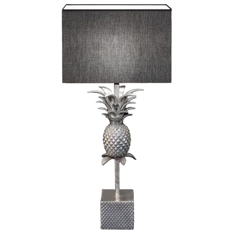 Настольная лампа LAMPTABLE PINEAPPLE STRAIGHT Gray Серый Серебряный в Кирове | Loft Concept 