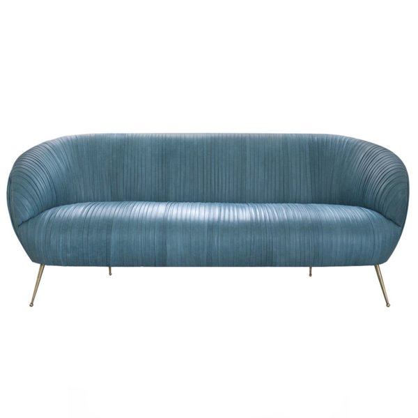 Софа Kelly Wearstler Souffle Settee Leather ivory ( слоновая кость ) Черный Светло-голубой Темно-синий Молочный Софа Kelly Wearstler Souffle Settee Leather ivory ( слоновая кость ) Черный Светло-голубой Темно-синий Молочный в Кирове | Loft Concept