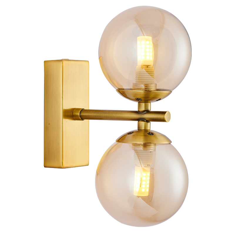 Бра Berries Sconce amber Латунь Янтарь (Amber) Бра Berries Sconce amber Латунь Янтарь (Amber) в Кирове | Loft Concept