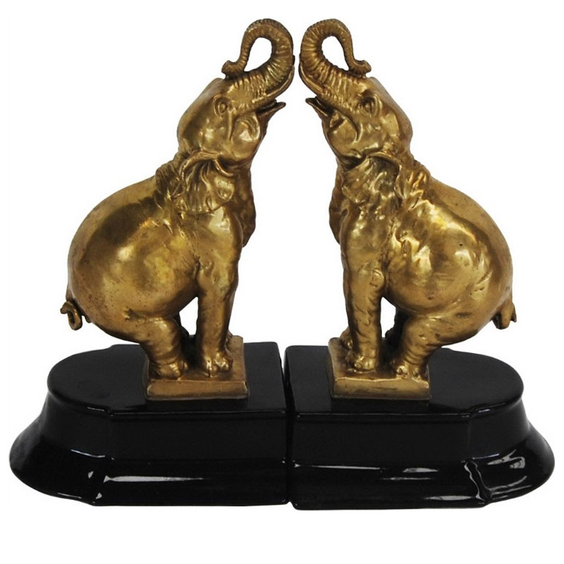 Держатель для книг Golden Elephants Золотой Черный Держатель для книг Golden Elephants Золотой Черный в Кирове | Loft Concept