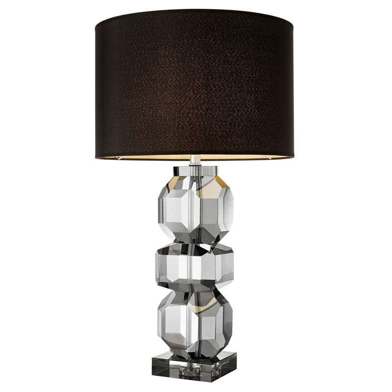 Настольная лампа Eichholtz Table Lamp Mornington Стекло Смок Черный Настольная лампа Eichholtz Table Lamp Mornington Стекло Смок Черный в Кирове | Loft Concept