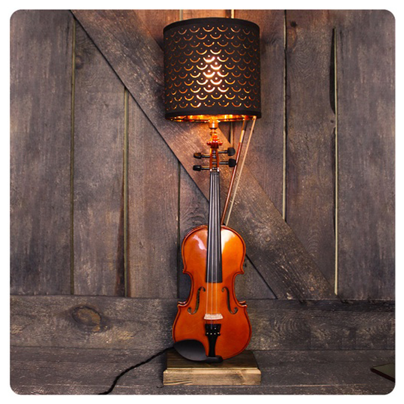 Настольная лампа Violin brown Коричневый в Кирове | Loft Concept 
