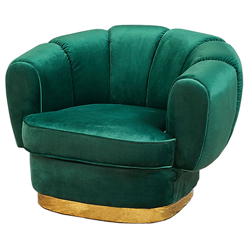Кресло Emerald Softness Armchair Изумрудный Глянцевое золото Кресло Emerald Softness Armchair Изумрудный Глянцевое золото в Кирове | Loft Concept