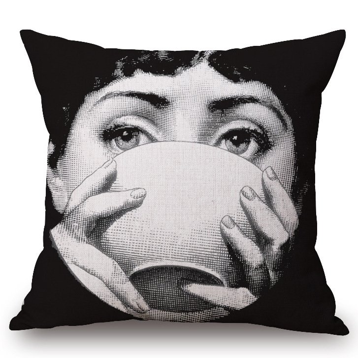 Декоративная подушка Fornasetti 009 Декоративная подушка Fornasetti 009 в Кирове | Loft Concept
