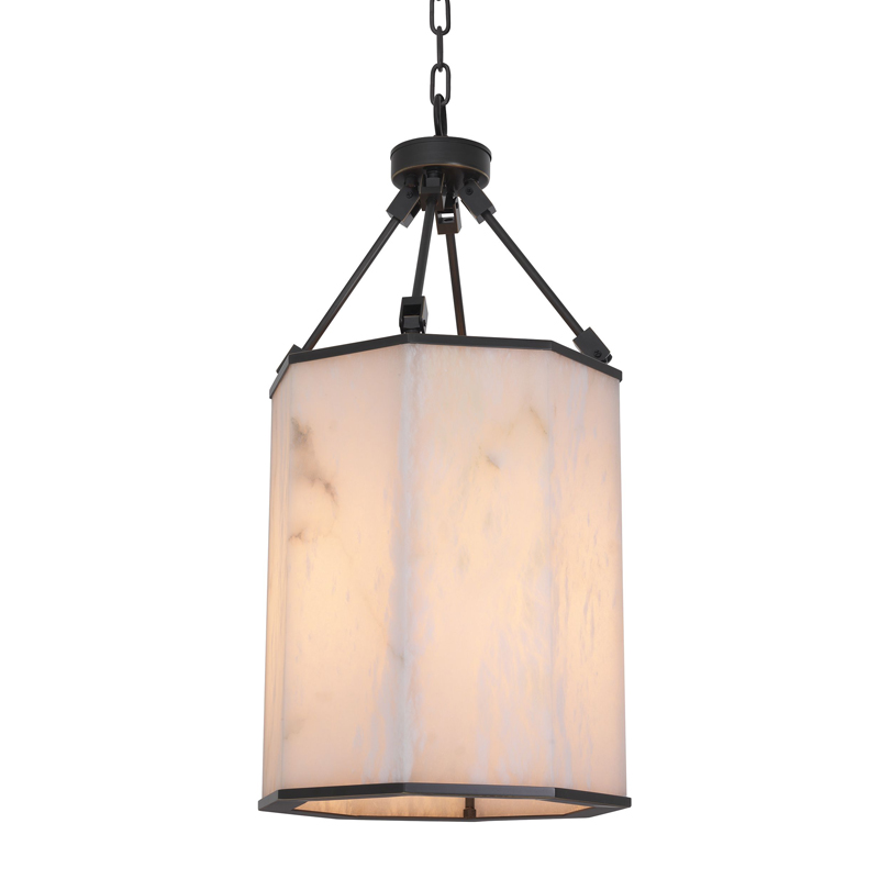Подвесной светильник Eichholtz Chandelier Victoire S Белый Темная бронза Подвесной светильник Eichholtz Chandelier Victoire S Белый Темная бронза в Кирове | Loft Concept