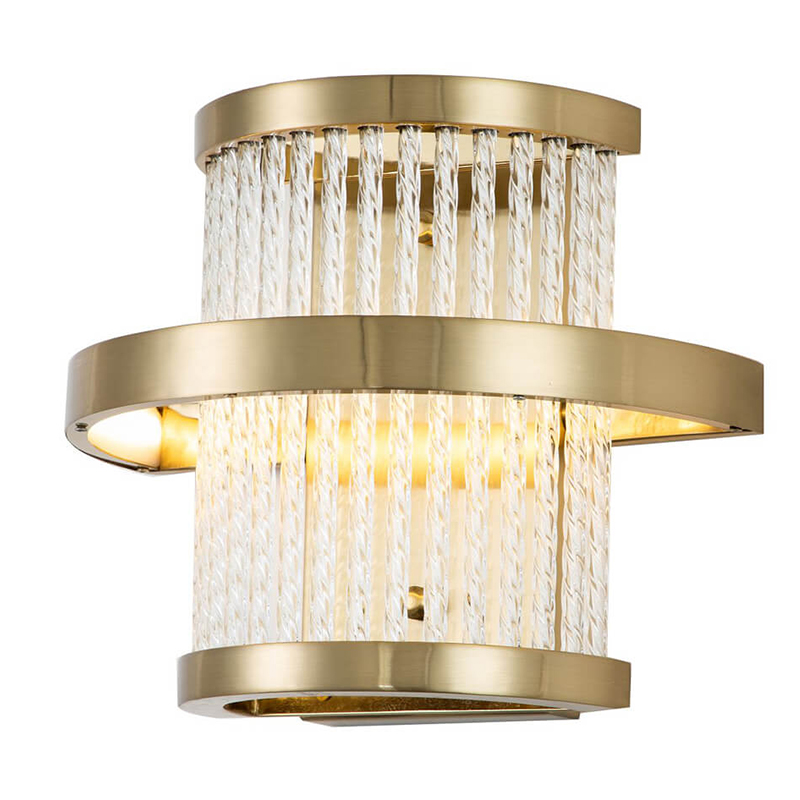 Бра Liadan Glass Tubes Wall Lamp Прозрачное Стекло Латунь Бра Liadan Glass Tubes Wall Lamp Прозрачное Стекло Латунь в Кирове | Loft Concept