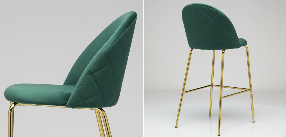 Барный стул Vendramin Bar Stool green Барный стул Vendramin Bar Stool green - Loft-Concept в Кирове