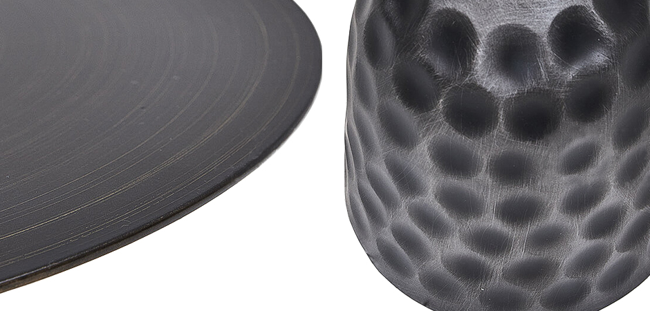 Приставной стол Cluster Surface Dark Nickel Side Table Приставной стол Cluster Surface Dark Nickel Side Table - Loft-Concept в Кирове