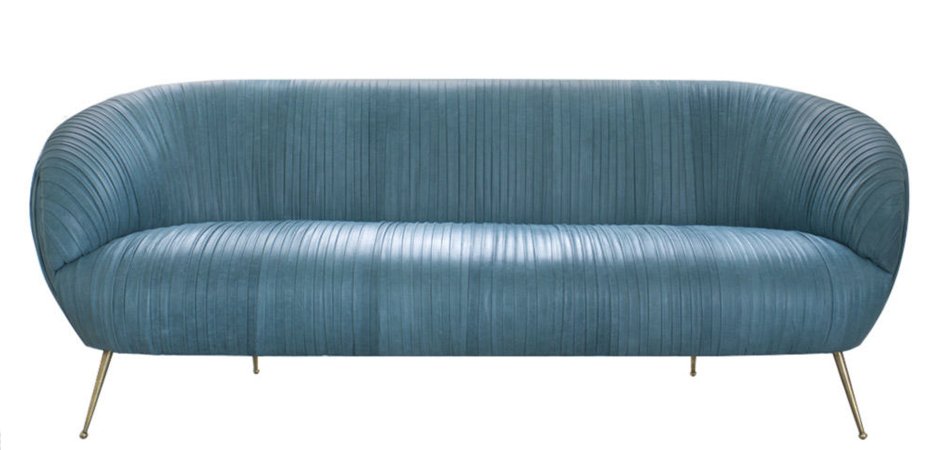 Софа Kelly Wearstler Souffle Settee Leather Софа Kelly Wearstler Souffle Settee Leather - Loft-Concept в Кирове