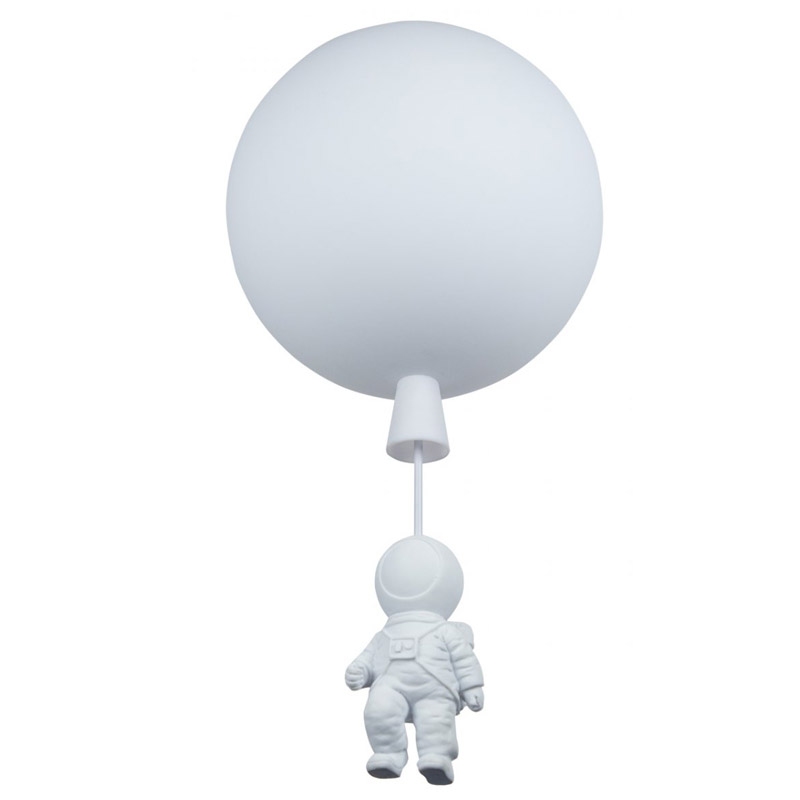 Потолочный светильник Cosmonaut white ball Белый Потолочный светильник Cosmonaut white ball Белый в Кирове | Loft Concept