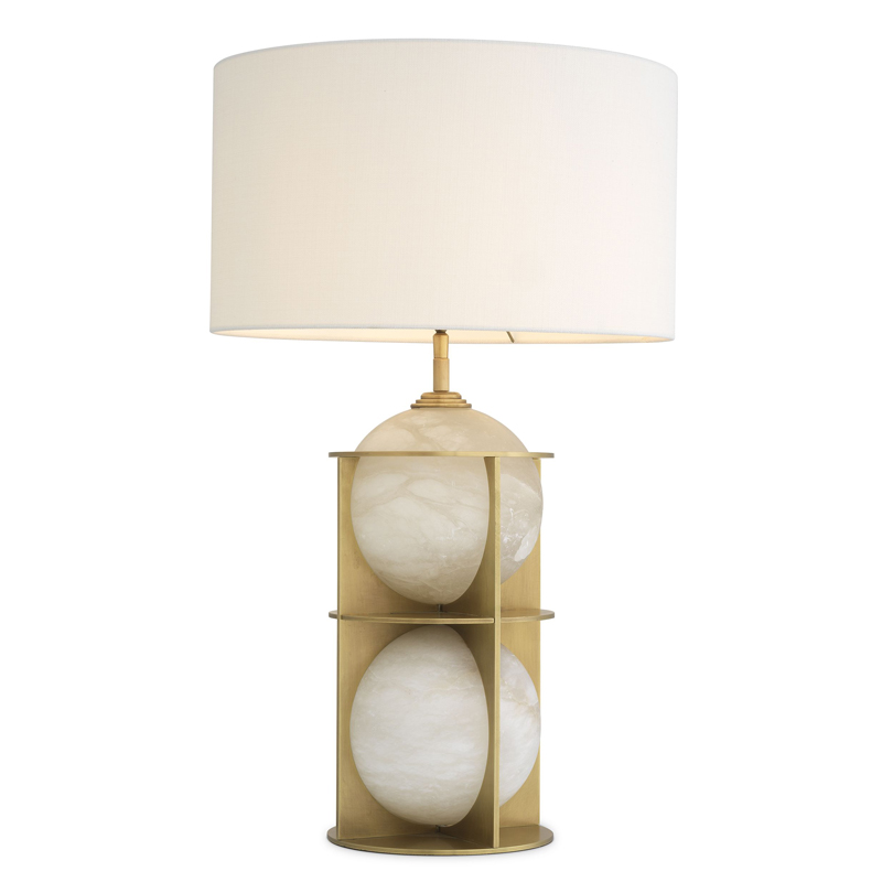 Настольная лампа Eichholtz Table Lamp Eternity Латунь Античная полированная Кремовый Настольная лампа Eichholtz Table Lamp Eternity Латунь Античная полированная Кремовый в Кирове | Loft Concept