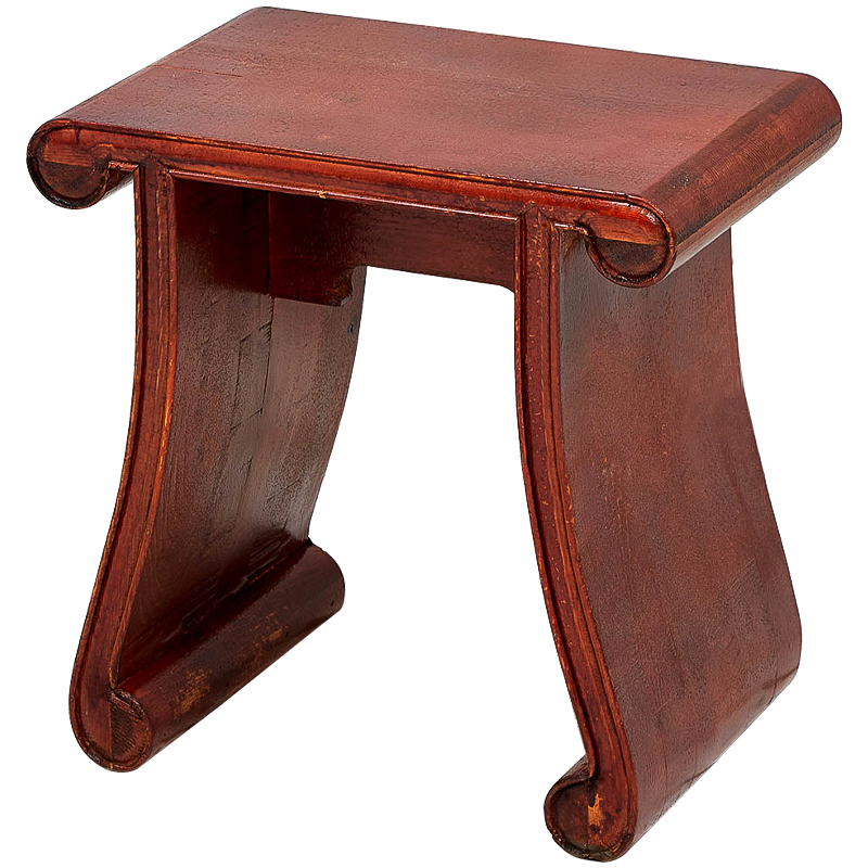 Табурет в китайском стиле Chinese Tabouret Red Красный Табурет в китайском стиле Chinese Tabouret Red Красный в Кирове | Loft Concept