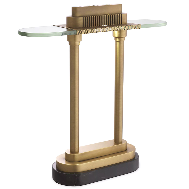 Настольная лампа Eichholtz Desk Lamp Bologno Золотой Черный Мрамор Nero Прозрачное Стекло Настольная лампа Eichholtz Desk Lamp Bologno Золотой Черный Мрамор Nero Прозрачное Стекло в Кирове | Loft Concept