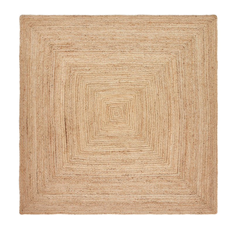 Ковер Square Carpet 100% джут Бежевый Ковер Square Carpet 100% джут Бежевый в Кирове | Loft Concept