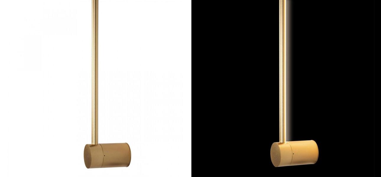 Светодиодное бра Upright Line Золото - фото