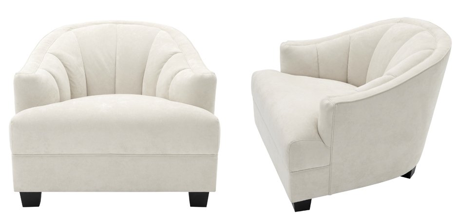 Кресло Eichholtz Chair Polaris Ecru Кресло Eichholtz Chair Polaris Ecru - Loft-Concept в Кирове