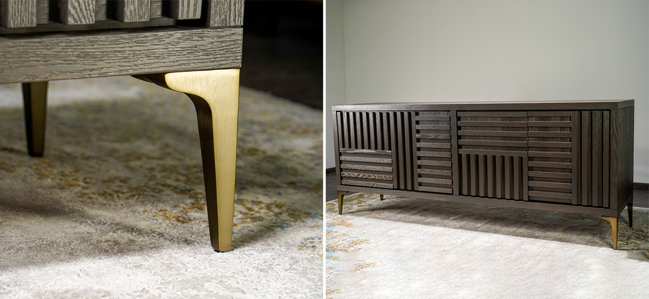 Дизайнерский комод Wooden Rails - фото