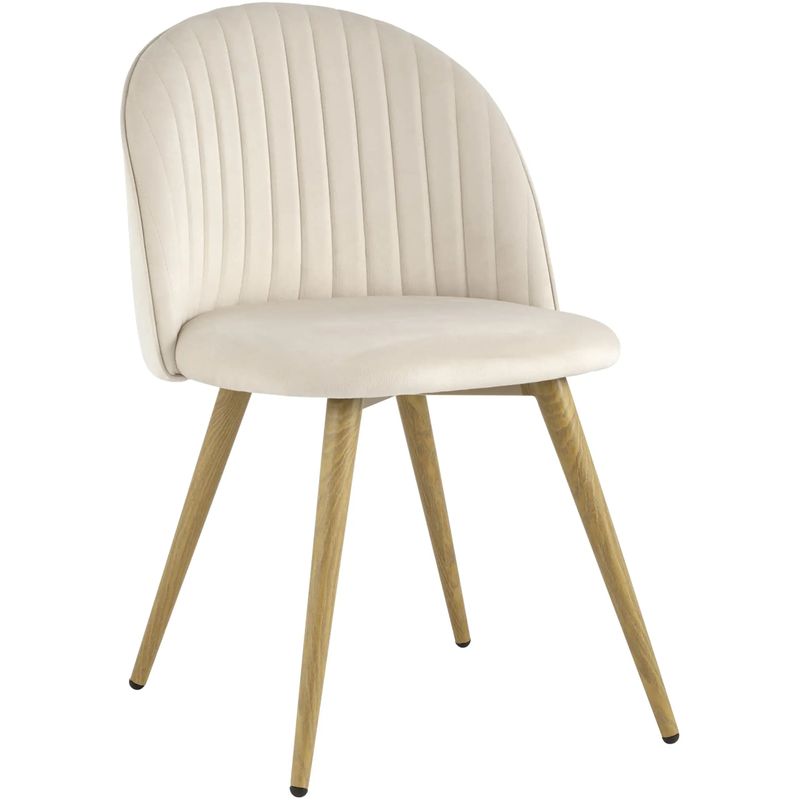Стул Miruna Chair Молочный Велюр Молочный Древесина Стул Miruna Chair Молочный Велюр Молочный Древесина в Кирове | Loft Concept