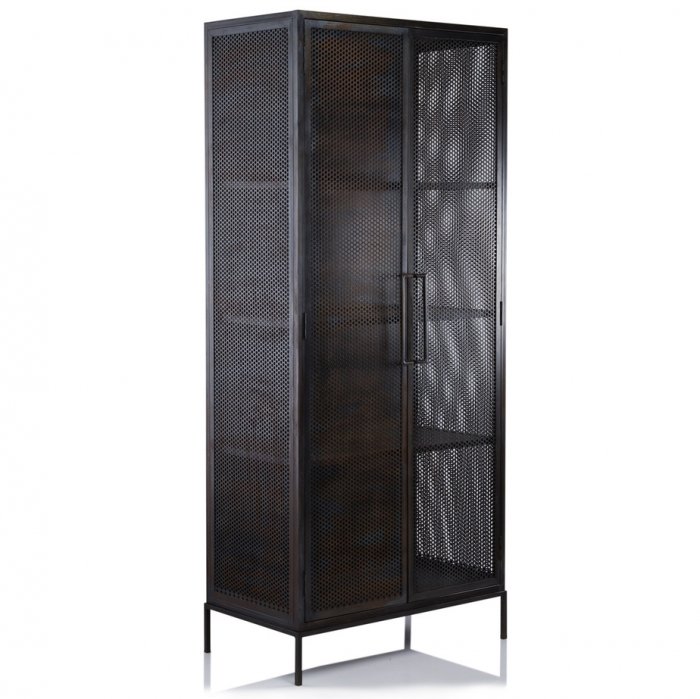 Шкаф Industrial Loft Dark Metal Tali Cabinet Черный Шкаф Industrial Loft Dark Metal Tali Cabinet Черный в Кирове | Loft Concept