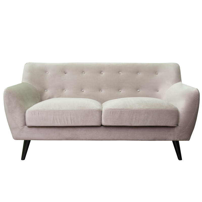 Диван Amantea Sofa beige velour Бежевый Диван Amantea Sofa beige velour Бежевый в Кирове | Loft Concept