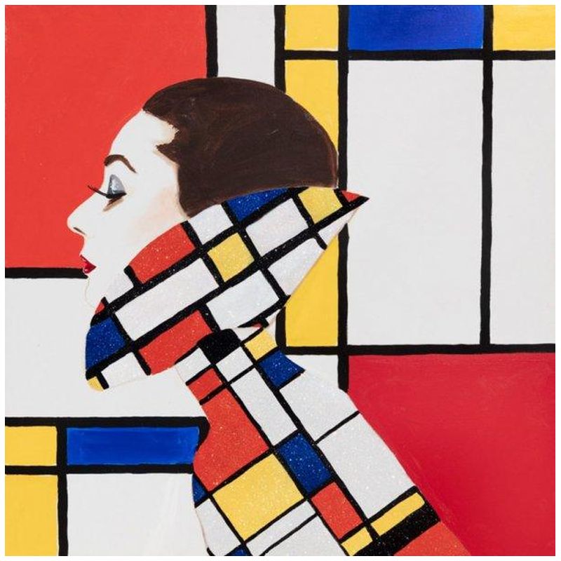 Картина She Dreamed of Mondrian Мульти Картина She Dreamed of Mondrian Мульти в Кирове | Loft Concept