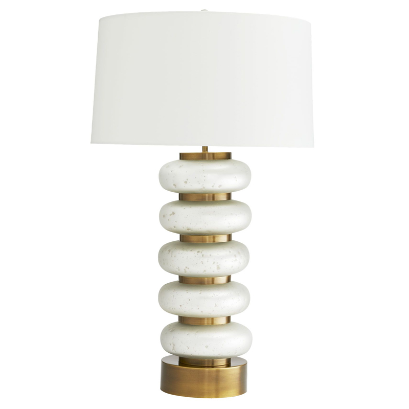 Дизайнерская настольная лампа GAELEN LAMP Белый Золотой Серый Дизайнерская настольная лампа GAELEN LAMP Белый Золотой Серый в Кирове | Loft Concept