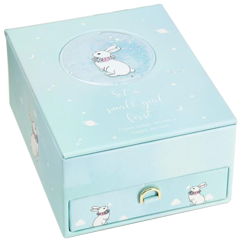 Шкатулка White Rabbits Box Бирюзовый Шкатулка White Rabbits Box Бирюзовый в Кирове | Loft Concept