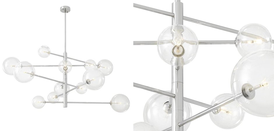 Люстра Chandelier Argento L Nickel Люстра Chandelier Argento L Nickel - Loft-Concept в Кирове