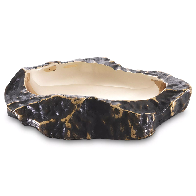 Чаша Eichholtz Bowl Callas Латунь Античная полированная Черный Чаша Eichholtz Bowl Callas Латунь Античная полированная Черный в Кирове | Loft Concept
