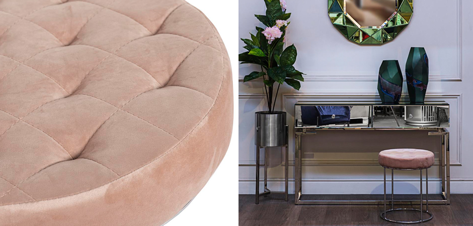 Пуф Rhombus Velours Pink Пуф Rhombus Velours Pink - Loft-Concept в Кирове