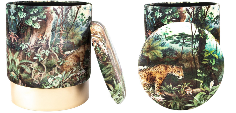 Пуф PUF Jungle Print lynx Пуф PUF Jungle Print lynx - Loft-Concept в Кирове
