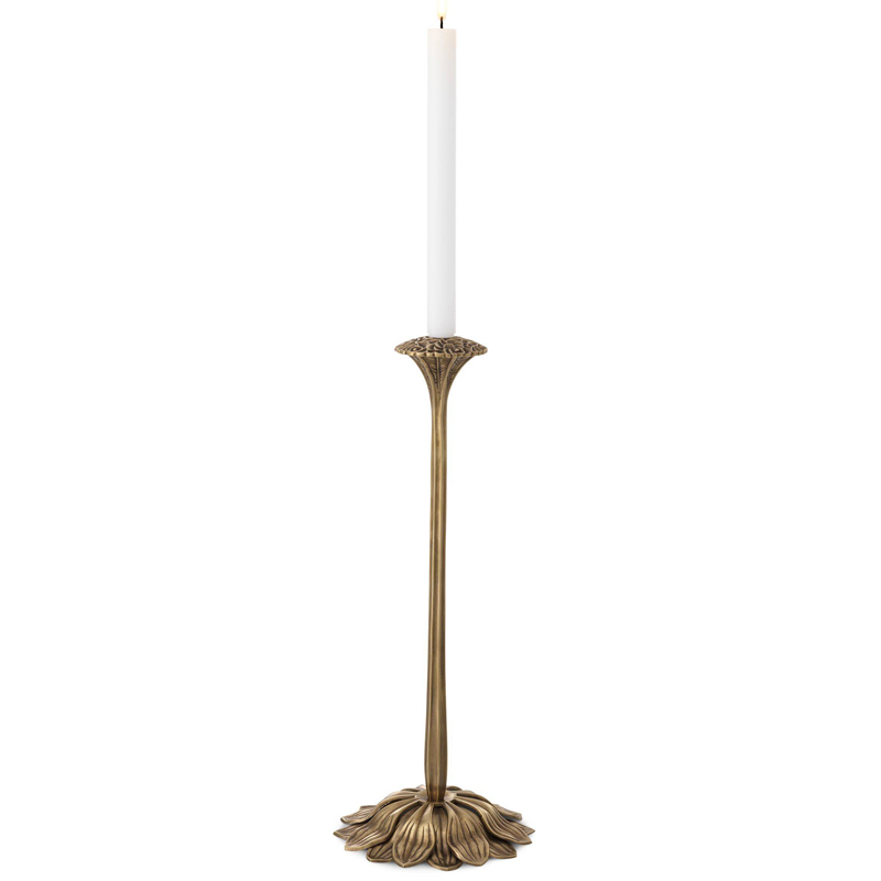 Подсвечник Eichholtz Candle Holder Lorraine Винтажная латунь Подсвечник Eichholtz Candle Holder Lorraine Винтажная латунь в Кирове | Loft Concept