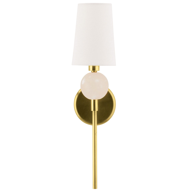 Бра Arteriors MENDEE SCONCE GOLD Золотой Белый Бра Arteriors MENDEE SCONCE GOLD Золотой Белый в Кирове | Loft Concept