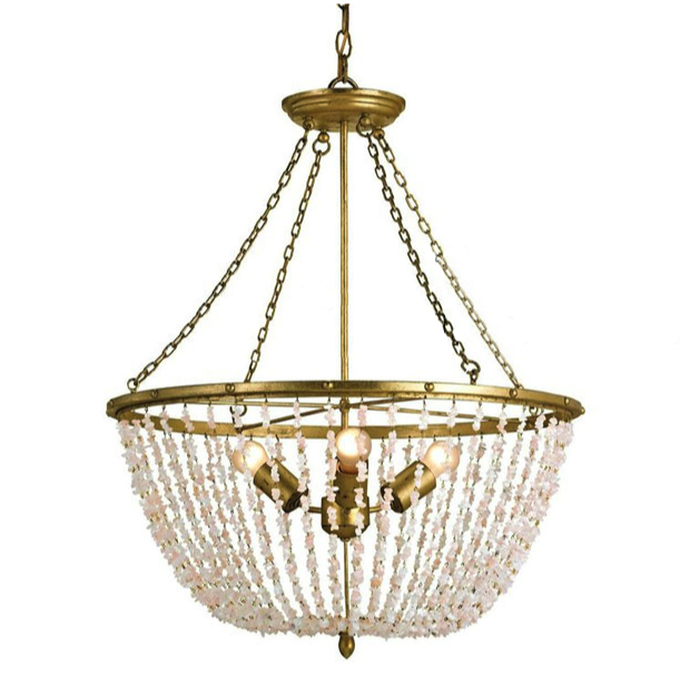 Люстра White Stone Chandelier Белый Люстра White Stone Chandelier Белый в Кирове | Loft Concept