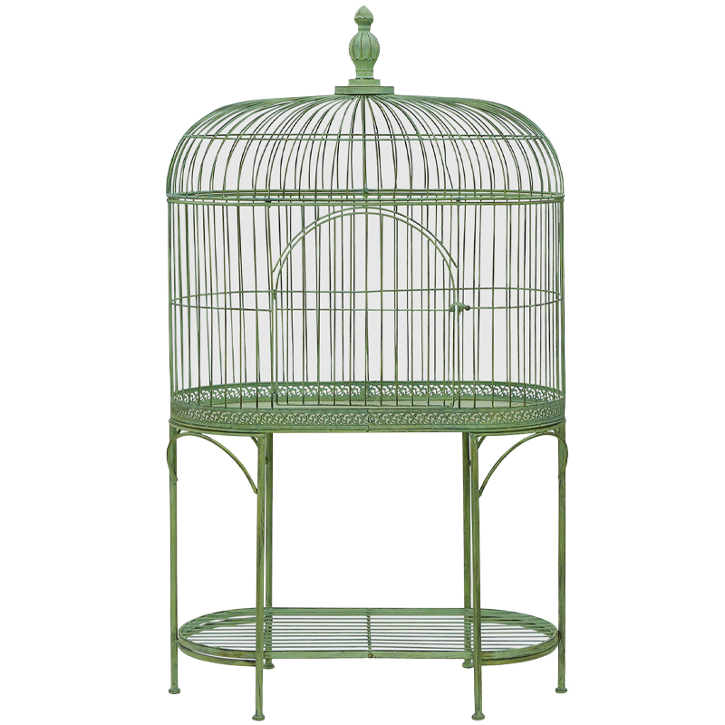 Декоративная клетка Bird Античный зеленый Декоративная клетка Bird Античный зеленый в Кирове | Loft Concept